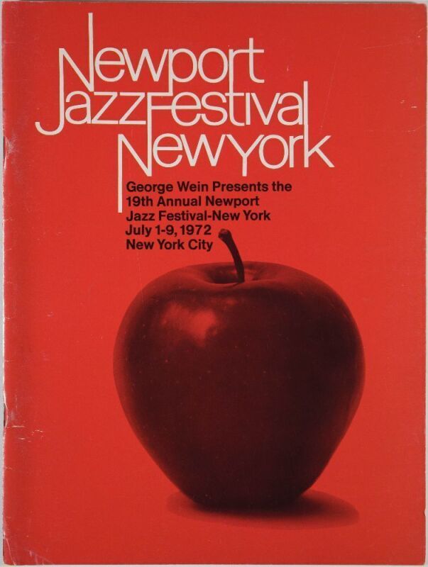 1972 Miles Davis Sonny Rollins The Newport Jazz Festival New York Program Near Mint 81