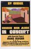 1977 Ry Cooder University of California San Diego Gym Poster Excellent 71