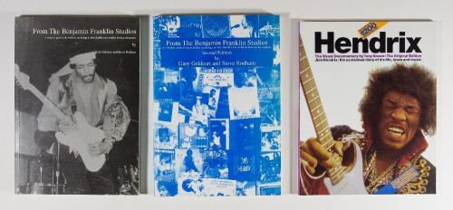 Collection of 3 English Softcover Jimi Hendrix Historical Guide Documentary Books Not Graded