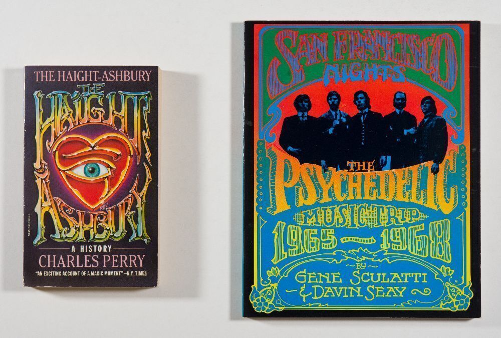 Collection of 2 Softcover 1985 Books The Haight Ashbury Charles Perry