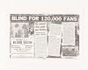 1969 Blind Faith Sam Houston Coliseum Flyer Near Mint 85