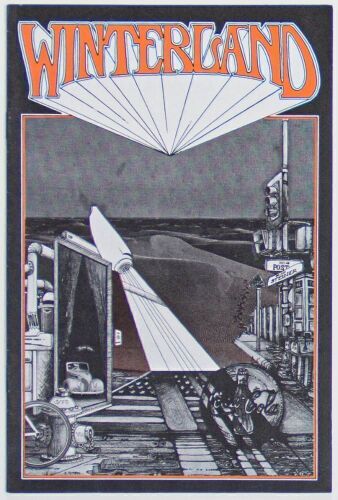 1970 Jimi Hendrix Winterland October Program Near Mint 87