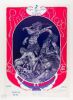 1970 Pink Floyd Terrace Ballroom Salt Lake City Signed Brown Poster Near Mint 81