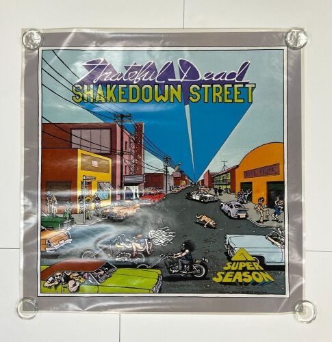 1978 Grateful Dead Shakedown Street Arista Records Promotional Poster Excellent 73