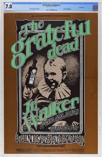 1969 BG-176 Grateful Dead Fillmore West Poster CGC 7.0