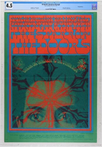 1967 FD-50 The Doors Sparrow Avalon Ballroom Poster CGC 4.5