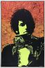 1968 Joe Roberts Jr Bob Dylan Blacklight Poster Extra Fine 67