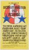 1970 MC5 Frijid Pink Detroit Windsor Pop Festival Windsor Arena Handbill Mint 90