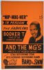 1967 Booker T and the MG's Tour Blank Cardboard Poster Near Mint 81