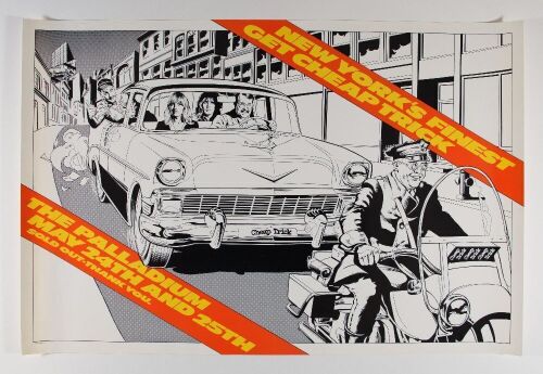1979 Cheap Trick The Palladium New York Poster Near Mint 81