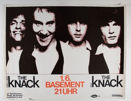 1979 The Knack Get the Knack Capitol Records Promotional Poster Extra Fine 61