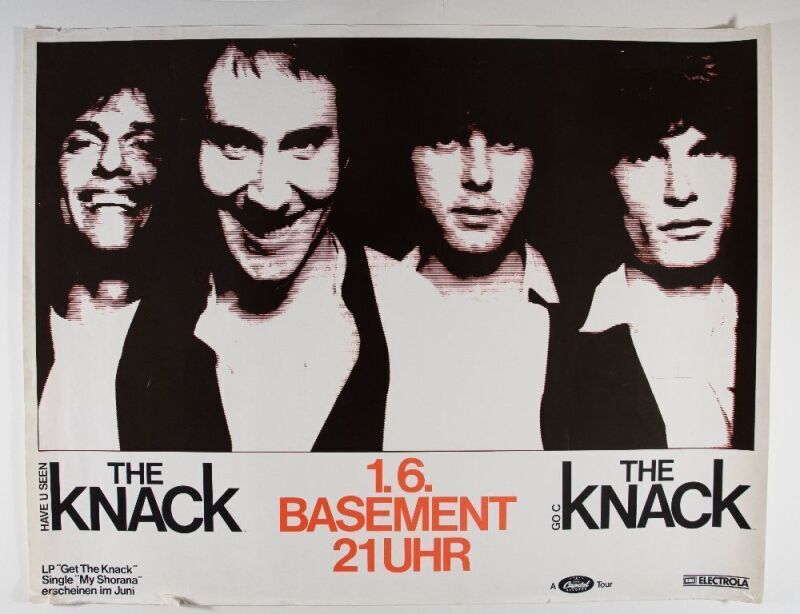 1979 The Knack Get the Knack Capitol Records Promotional Poster Extra Fine 61