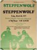 1971 Steppenwolf University of Maryland Ritchie Coliseum Poster Extra Fine 63