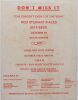 1975 Rod Stewart Jeff Beck Aerosmith Lakeland Civic Center Flyer Extra Fine 65