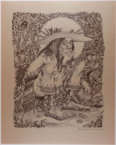 1967 AOR-2.359 Rick Griffin San Mezcalito RP2 Poster Mint 91