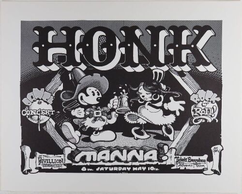 1975 Rick Griffin Honk Orange County Fairgrounds Poster Mint 91