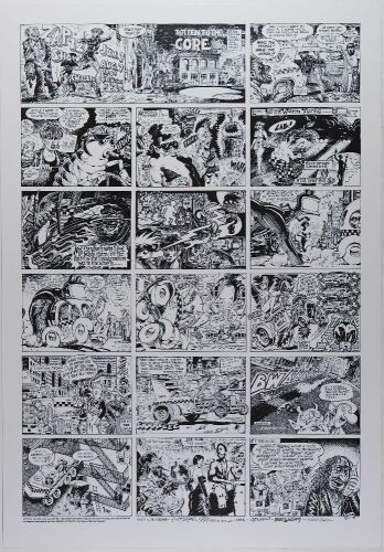 1989 PS30 Psychedelic Solution New York Zap Artists Collaboration Poster Mint 91