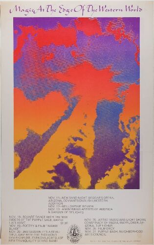 1969 FD-691111 New Riders of the Purple Sage 660 Great Highway Poster Excellent 79