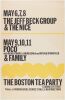 1969 The Jeff Beck Group The Nice Poco The Boston Tea Party Poster Excellent 75
