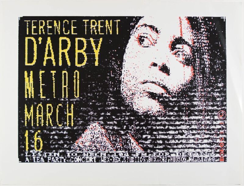 1988 Terrence Trent D'Arby The Metro Boston Poster Excellent 79