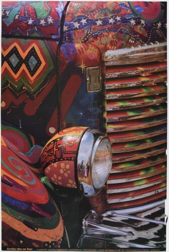 2000 Kesey Productions Furthur Bus On Tour Headshop Poster Extra Fine 63