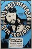 1973 Kris Kristofferson Rita Coolidge The Paramount Northwest Seattle Cardboard Poster Excellent 77