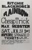 1978 Ritchie Blackmore's Rainbow Cheap Trick Springfield Armory Poster Near Mint 83