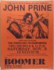 1979 John Prine Boomer Theatre Oklahoma Poster Excellent 75