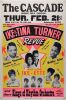 1963 Ike and Tina Turner Revue The Cascade Springfield Cardboard Extra Fine 65