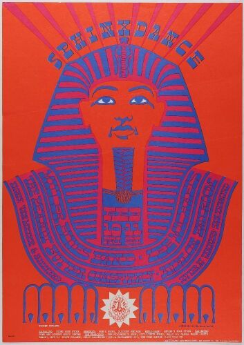 1967 FD-47 Miller Blues Band Avalon Ballroom Poster Extra Fine 65