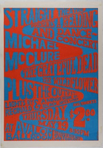 1966 AOR-2.16 Grateful Dead Avalon Ballroom Poster Extra Fine 65