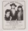 1984 Stevie Ray Vaughan Freeborn Hall UC Davis Handbill Mint 95