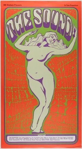 1966 BG-29 Jefferson Airplane Winterland & Fillmore Fillmore Poster Excellent 79