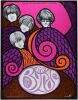 1967 The Byrds San Jose Civic Auditorium Poster Excellent 75