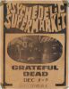 1967 Grateful Dead The Psychedelic Supermarket Boston Handbill Excellent 75 Restored