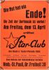 1962 The Beatles The Star Club Hamburg RP2 Poster Extra Fine 63