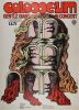 1971 Gunther Kieser Colosseum Gentle Giant Musikhalle Hamburg Germany Signed Kieser Poster Excellent 77