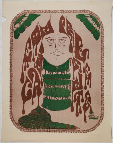 1967 Thyme Northville Community Building Michigan Poster Extra Fine 63