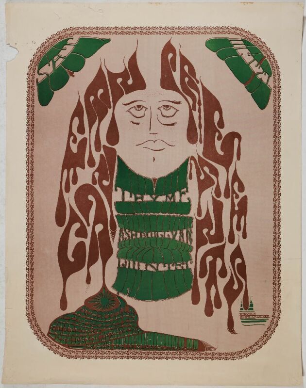 1967 Thyme Northville Community Building Michigan Poster Extra Fine 63
