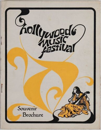 1970 Grateful Dead Black Sabbath Traffic The Hollywood Music Festival Staffordshire Program Extra Fine 65