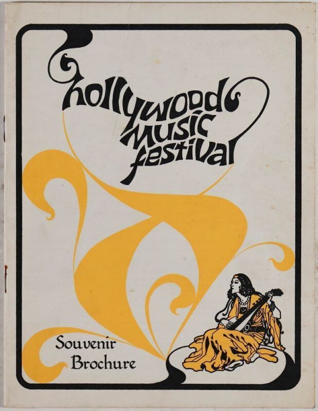 1970 Grateful Dead Black Sabbath Traffic The Hollywood Music Festival Staffordshire Program Extra Fine 65
