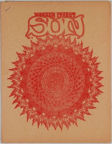 1967 Warren Forest Sun #4 Underground Newspaper Extra Fine 69
