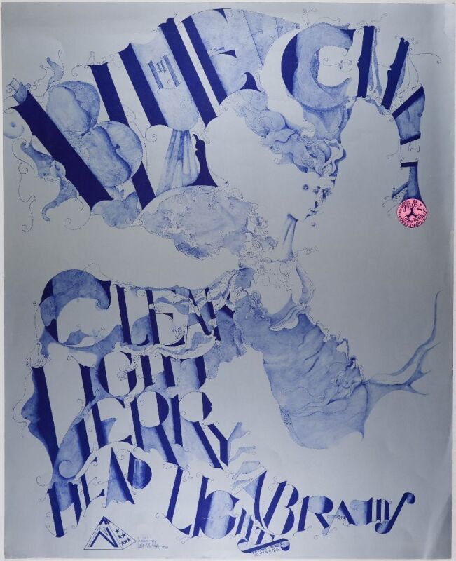 1968 Blue Cheer The Salt Lake City Fairgrounds Coliseum Poster Excellent 77