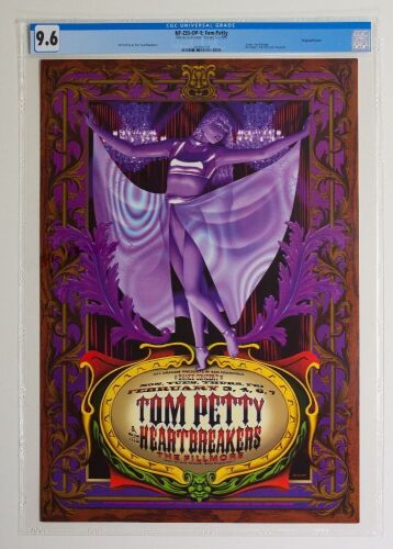 1997 NF-255 Tom Petty & The Heartbreakers The Fillmore Poster CGC 9.6