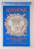 1993 BGP-90 Nirvana NYE Oakland Coliseum Poster CGC 9.9