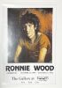 1989 Ronnie Wood Art Exhibition The Gallery at Woody's in the Village New York Poster Excellent 75