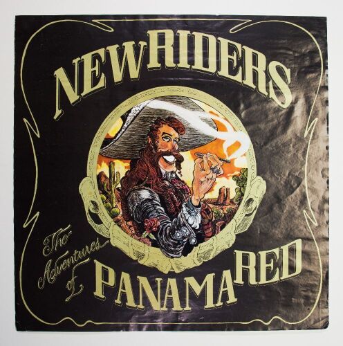 1973 New Riders of the Purple Sage The Adventures of Panama Red Poster Excellent 73