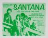 1970 Santana Oklahoma City University Fieldhouse Handbill Near Mint 89