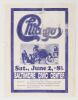 1973 The Eagles & Chicago Kennedy Center & Baltimore Civic Center Handbill Fine 50 - 2