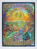2015 Mike DuBois Grateful Dead Fare Thee Well Gold Holographic Foil AE Signed DuBois Poster Mint 95